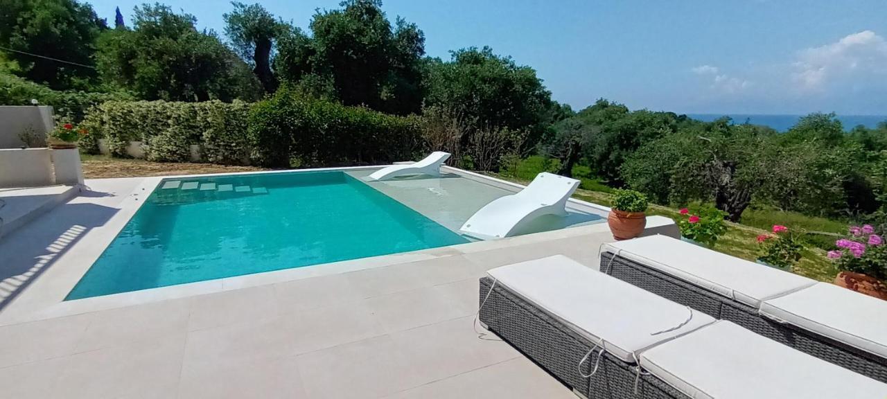 Sea View Private Pool Villa Astrakeri Eksteriør billede